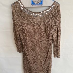 Lace Sequin Dress